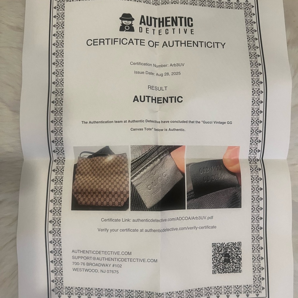 Gucci Beige and Brown GG Canvas Bag